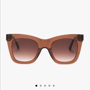 DIFF Eyewear Kaia Sunglasses- Dark Taupe Polarized